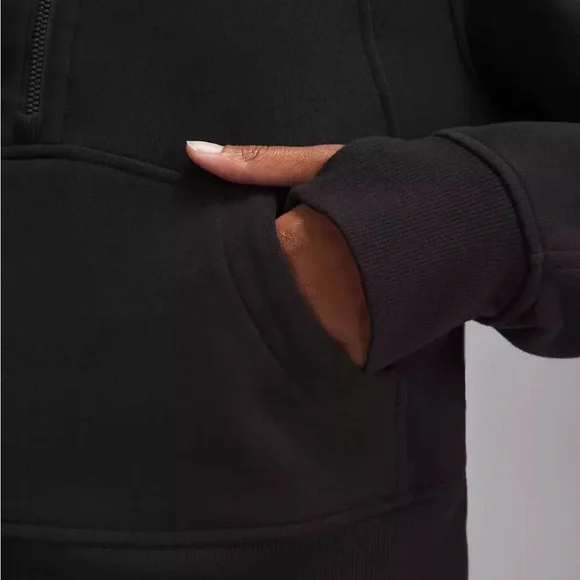 Lululemon Scuba Oversized Funnel Neck Half-Zip Black XS/S - Picture 4 of 12